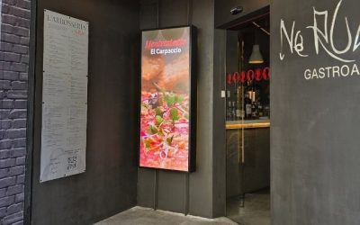 Pantalla LED escaparate arrocería