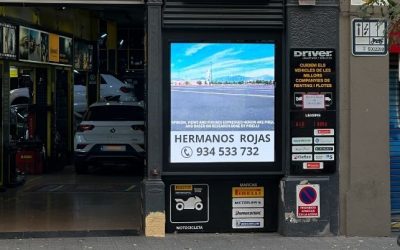 Pantalla LED Hermanos Rojas